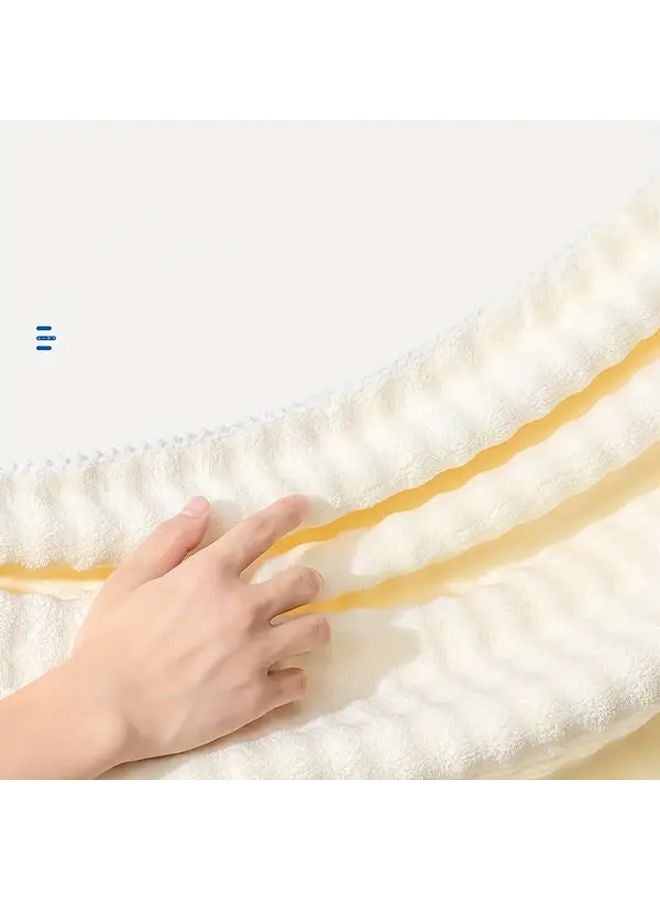 JSEA Quick Drying Hair Towel Cap Set Thickened Absorbent Travel Portable For Women - Image 2